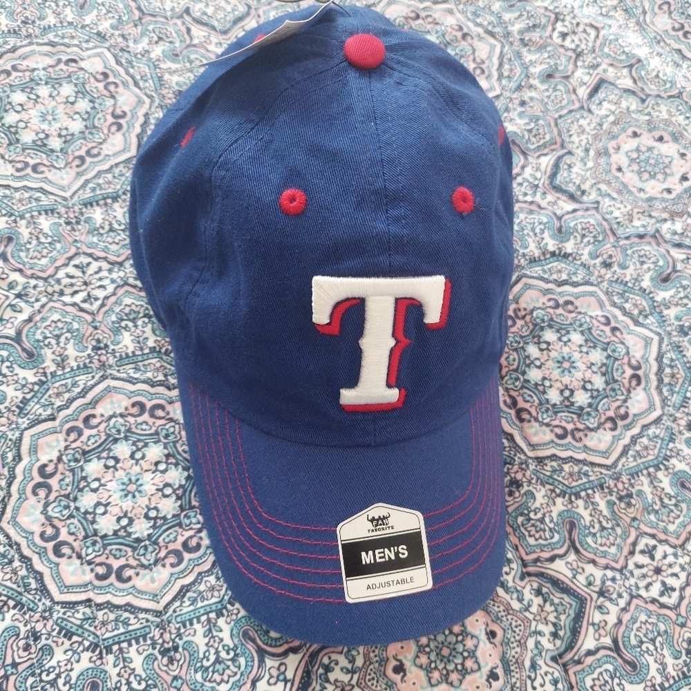 TEXAS RANGERS Adjustable Fan‎ Favorite Hat Cap One Size NWT